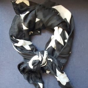 Star Print Scarf